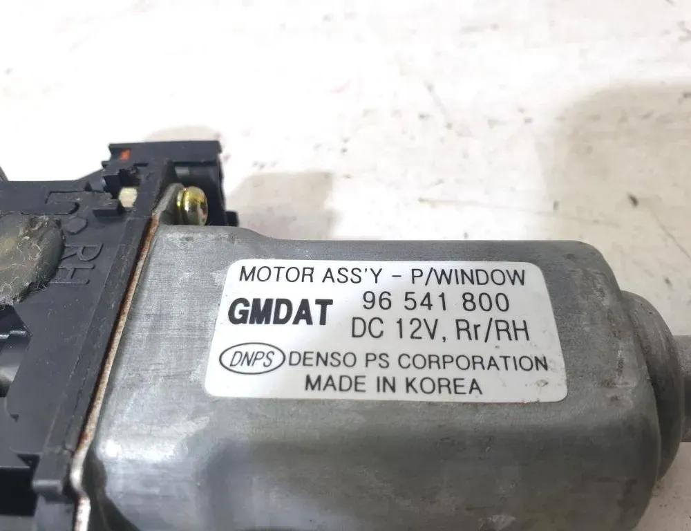 DAEWOO Kalos 1 generation (2002-2020) Rear Right Door Window Regulator 96541800 31318600