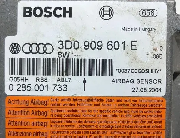 VOLKSWAGEN Touareg 1 generation (2002-2010) Блок SRS 3D0909601E 33314158