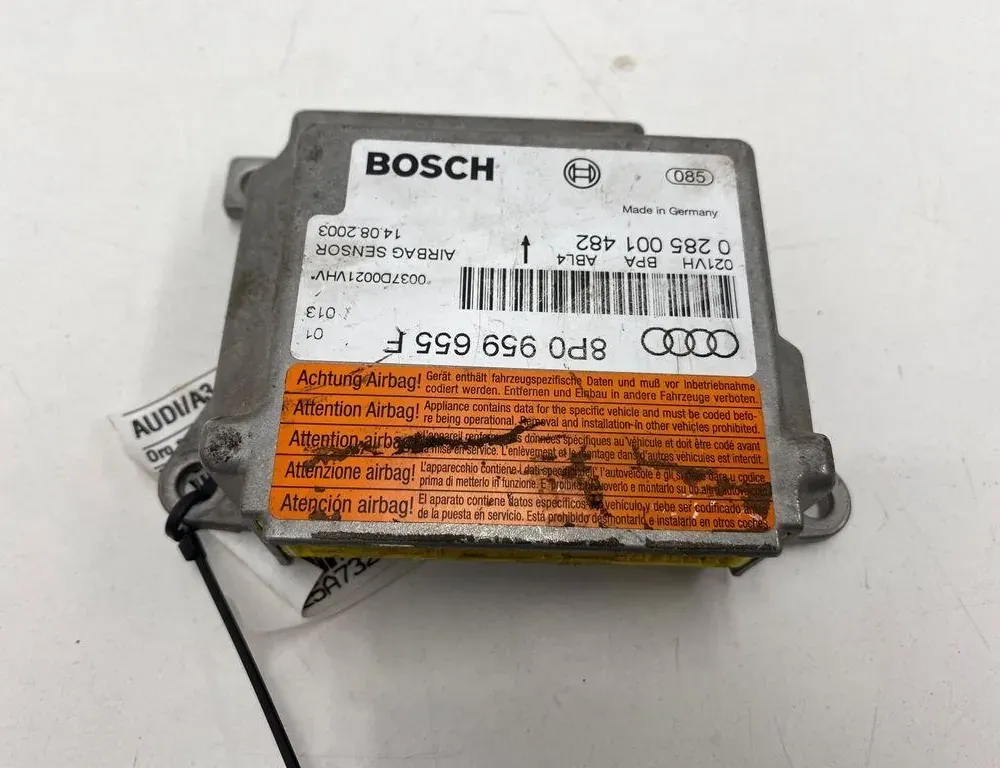 AUDI A3 8P (2003-2013) SRS Control Unit 0285001482,8P0959655F 33272870
