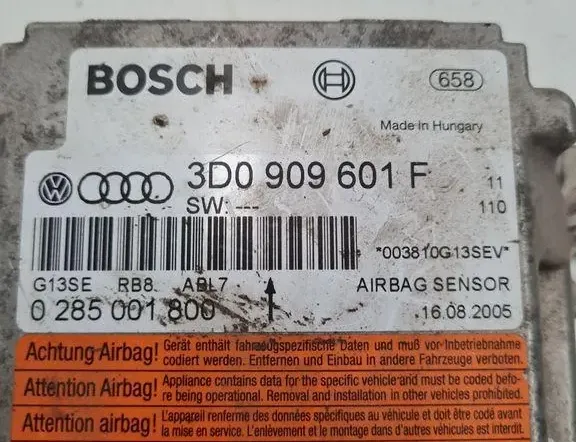 VOLKSWAGEN Touareg 1 generation (2002-2010) Блок SRS 3D0909601F 33389873