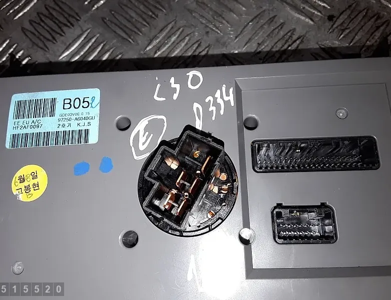 FORD Transit 3 generation (2000-2013) БЛОК УПРАВЛЕНИЯ КОНДИЦИОНЕРА ВОЗДУХА / КЛИМАТА/ ПЕЧКИ (В САЛОНЕ) 97250a6040gu 33473690