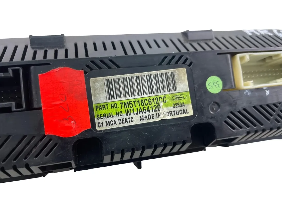 FORD Kuga 1 generation (2008-2013) Climate control unit 7M5T18C612CC 36196601