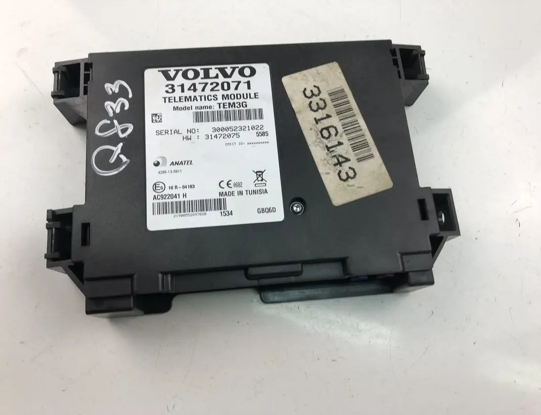 VOLVO V60 1 generation (2010-2020) Control Unit 31472071 14881429