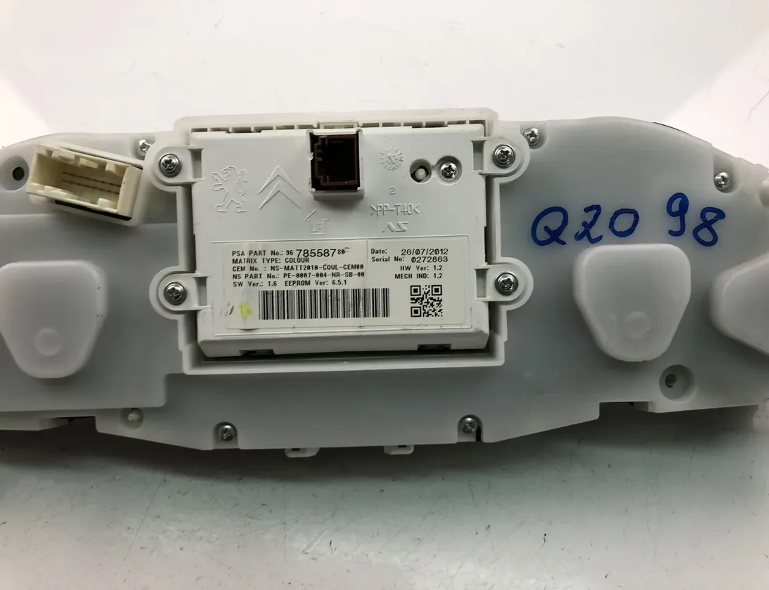 PEUGEOT 208 Peugeot 208 (2012-2015) Speedometer 9675182780 14938415