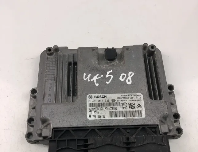 PEUGEOT 207 1 generation (2006-2009) Engine Control Unit ECU 0281017336,9677030080 23394374