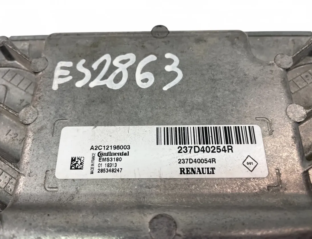 RENAULT Zoe 1 generation (2012-2023) Engine Control Unit ECU 237D40254R 29286980