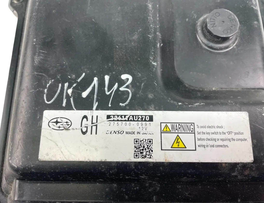 SUBARU Outback 4 generation (2009-2014) Engine Control Unit ECU 22611AU270 33068154