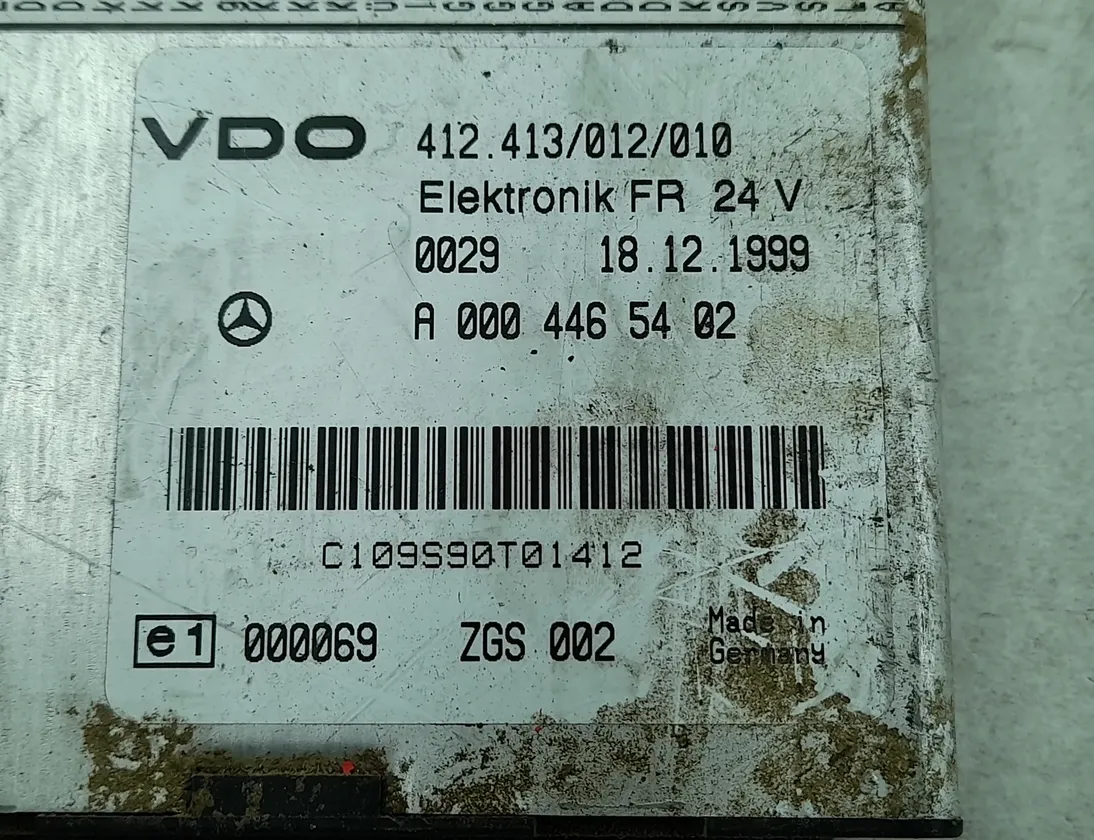 MERCEDES-BENZ ATEGO (1998-2004) Other Control Units A0004465402,A0004465402,0004465402,VDOFR 34227818