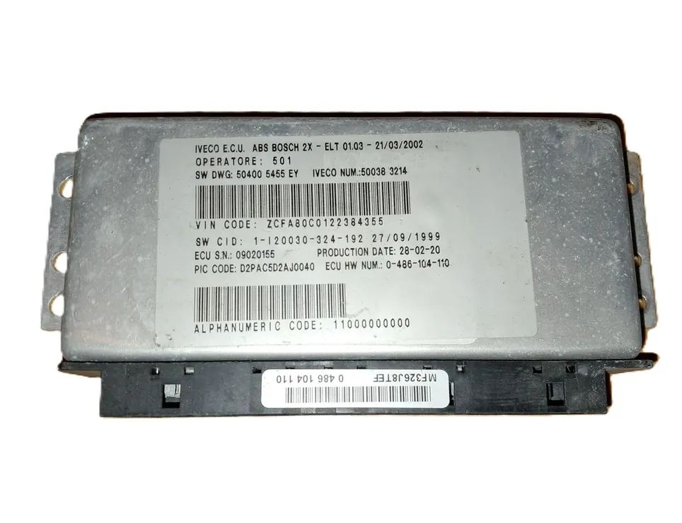 IVECO EuroCargo I-III (1991-2015) ABS control unit 0486104110,0486104110,500383214,500383214 33774101