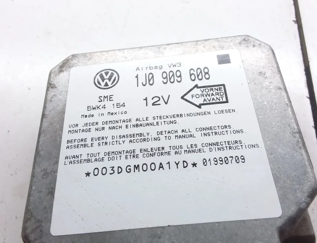 FORD Galaxy 1 generation (1995-2006) SRS Control Unit 5wk4154,1j0909608 31943947