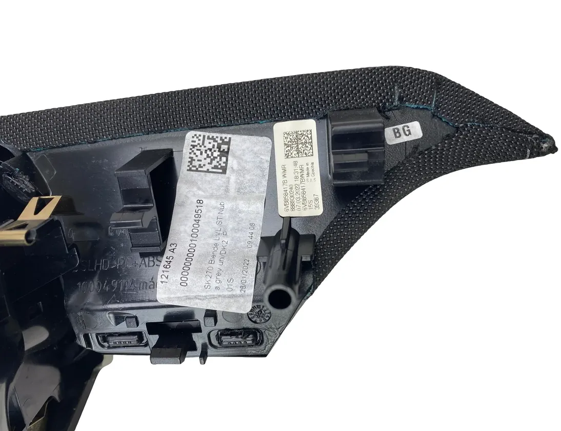 SKODA Fabia 4 generation (2021-2023) Dashboard Air Vents 888930240 34358548