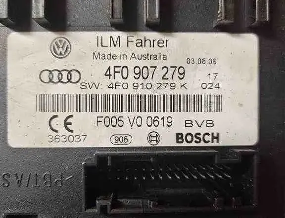 AUDI A6 C8/4K (2018-2024) Comfort Control Unit F005V00619,4F0907279,4F0910279K 32639370