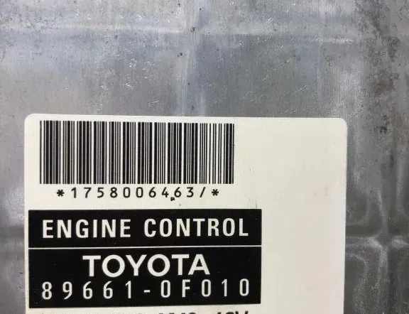 TOYOTA Corolla Verso 1 generation (2001-2009) Engine Control Unit ECU 1758006463,896610F010 33168446