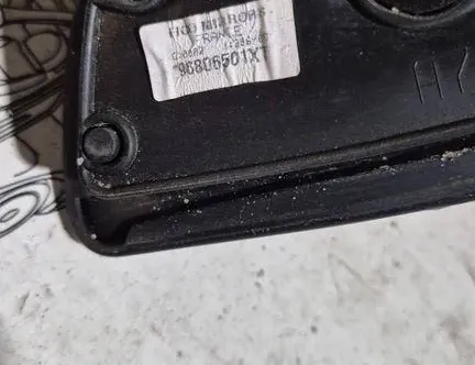 PEUGEOT 207 1 generation (2006-2009) Right Side Wing Mirror 96806501XT 33169687