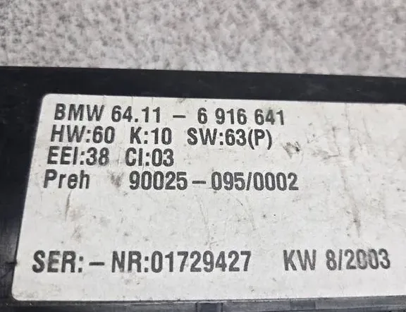 BMW 5 Series E39 (1995-2004) Other Control Units 900250950002,01729427,64116916641 33961130