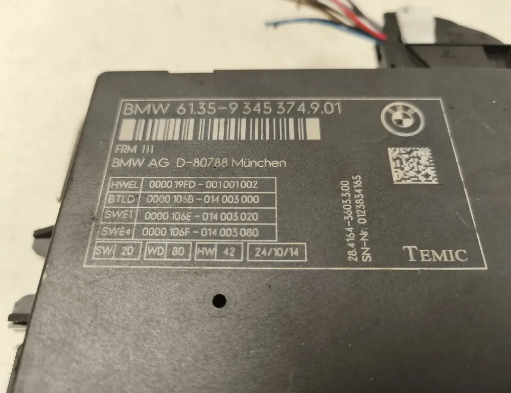 BMW 5 Series F10/F11 (2009-2017) Блок света 9345374,61359345374 34358336