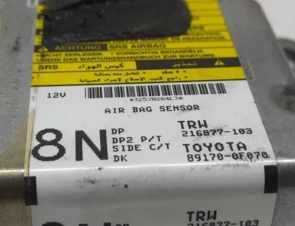 TOYOTA Corolla Verso 1 generation (2001-2009) Блок SRS 891700f070 33241609