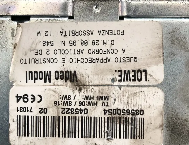 BMW 5 Series E39 (1995-2004) Video control module 65.50-8375668 32082170