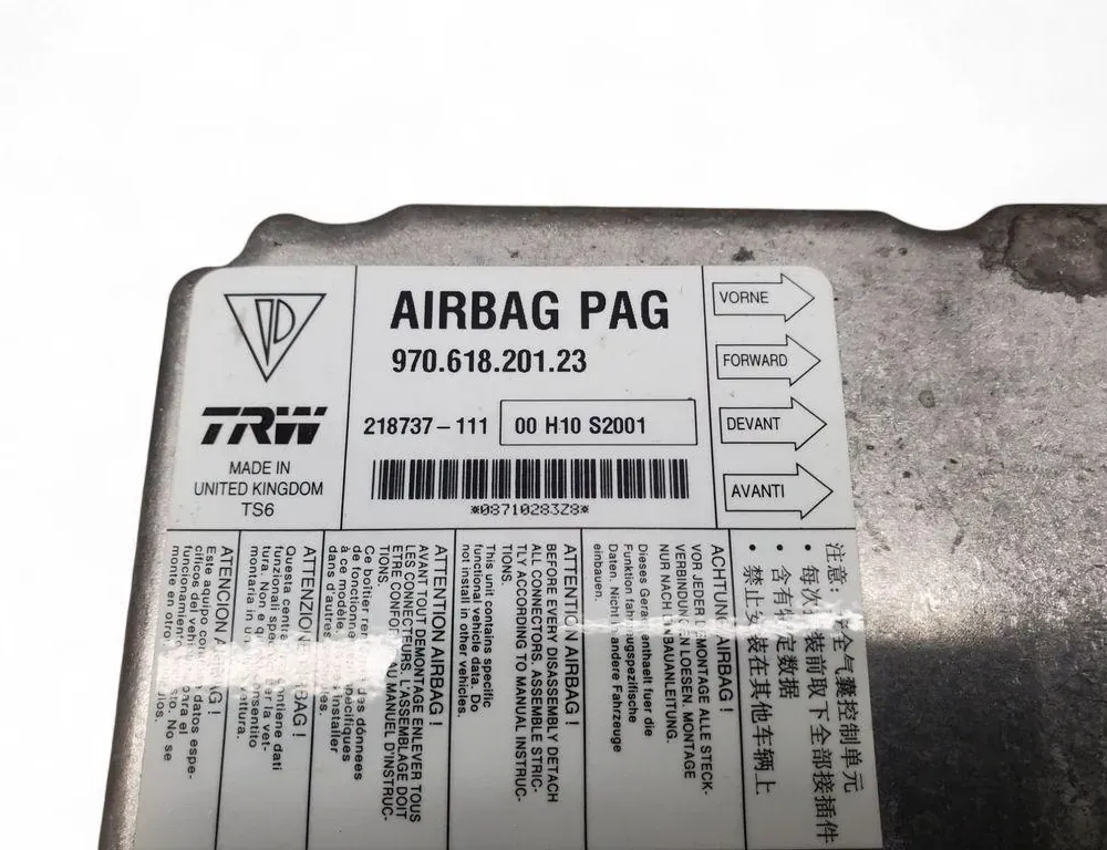 PORSCHE Panamera 970 (2009-2016) SRS Control Unit 97061820123 33459043