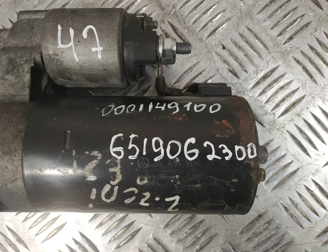 MERCEDES-BENZ C-Class W204/S204/C204 (2004-2015) Стартер 6519062300 12211406