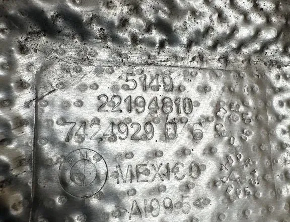 BMW X5 G05/G18 (2018-2024) Heat Protection 7424929,5149 33142079