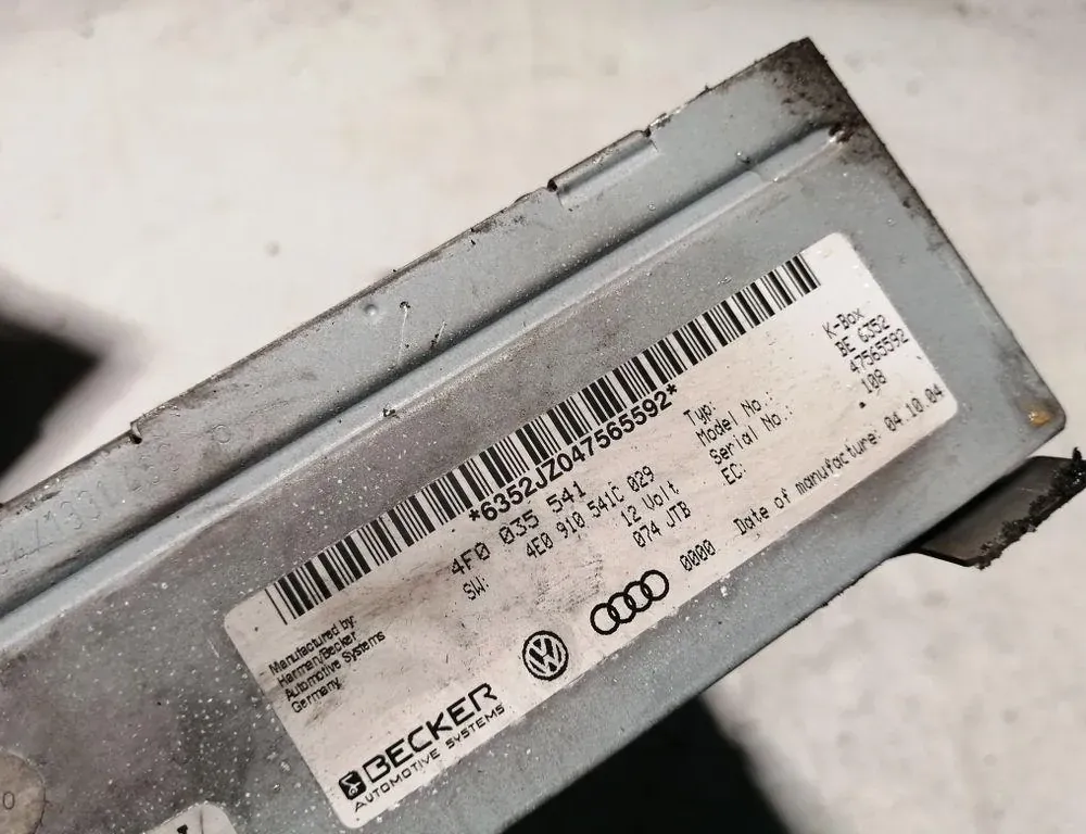 AUDI A6 C8/4K (2018-2024) Navigation Control Unit 4F0035541 33888374