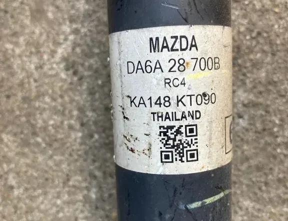 MAZDA 2 3 generation (2014-2024) Rear Left Shock Absorber KA148KT090,DA6A28700B 35467926