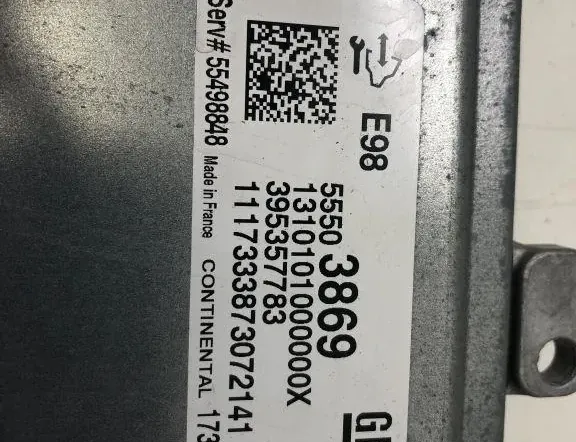 OPEL Astra K (2015-2021) Engine Control Unit ECU 55503869,395357783 35291711