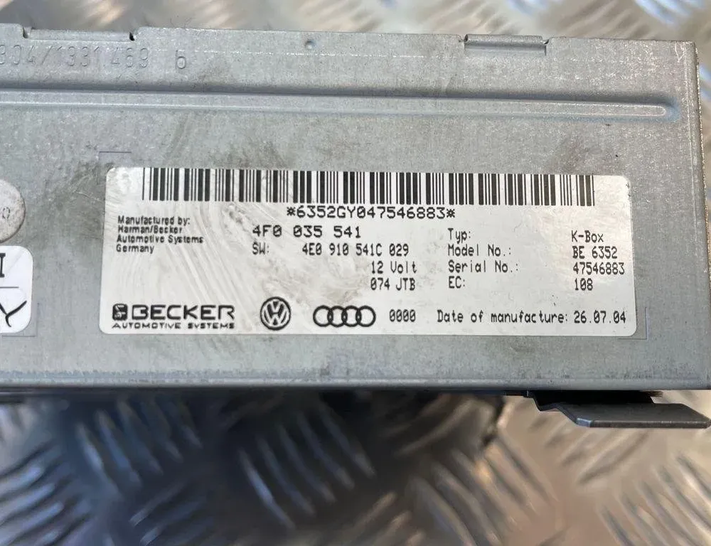 AUDI A6 C8/4K (2018-2024) Other Control Units 4F0035541 31251180