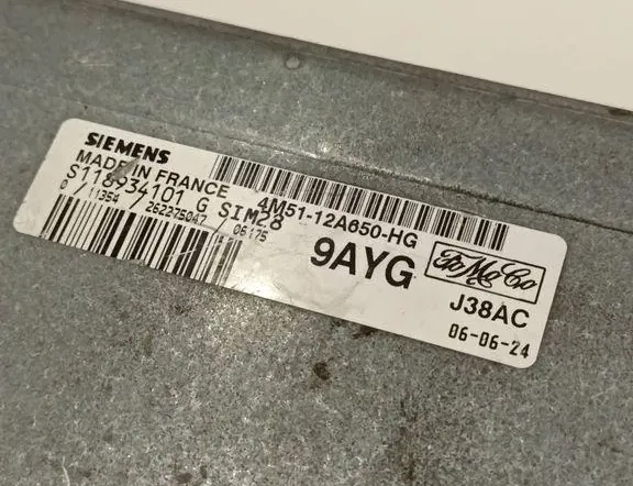 FORD C-Max 1 generation (2003-2010) Engine Control Unit ECU S118934101G,4M5112A650HG 35428631