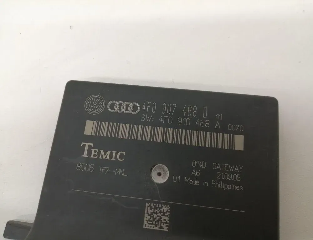 AUDI A6 C6/4F (2004-2011) Other Control Units 4F0907468D 34252218