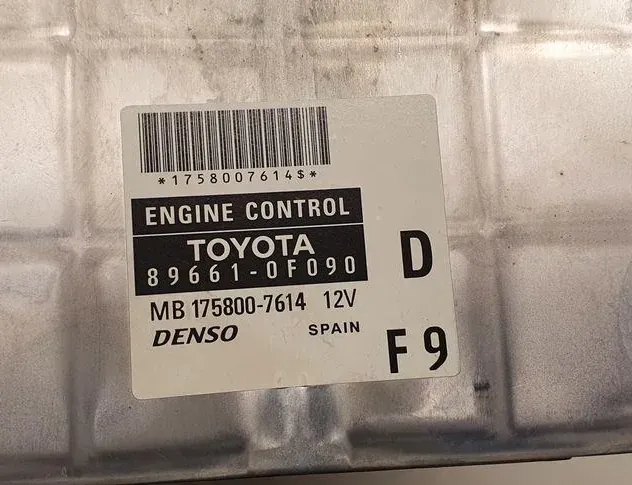 TOYOTA Corolla 10 generation E140/E150 (2006-2013) Engine Control Unit ECU 896610F090,MB1758007614 33954231