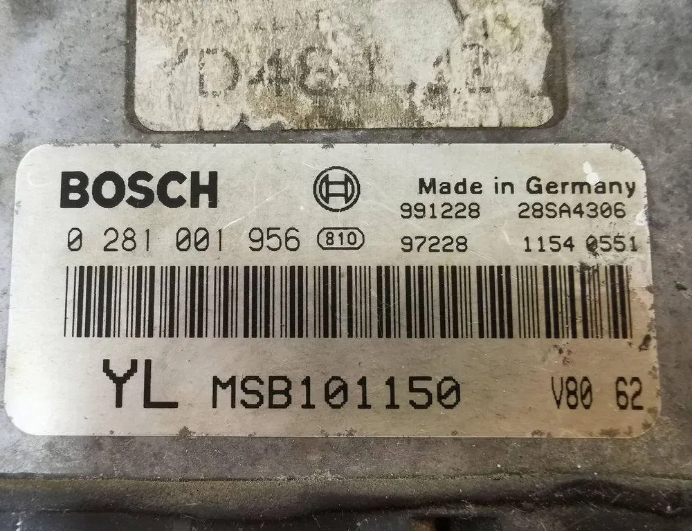 ROVER 45 1 generation (1999-2005) Engine Control Unit ECU MSB101150,0281001956 31505701