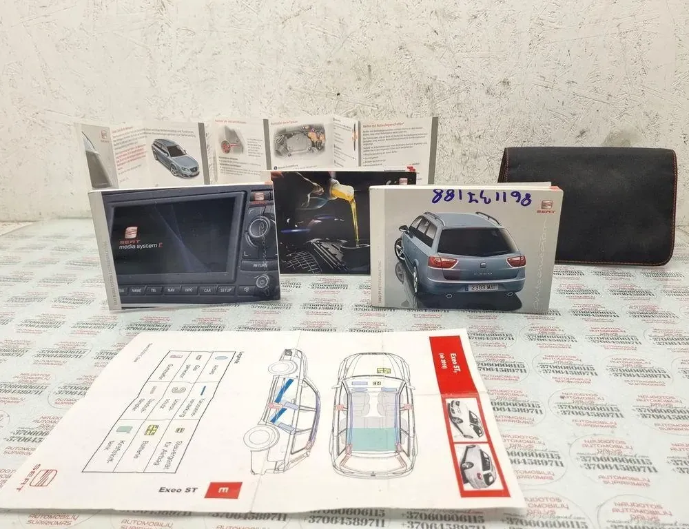 SEAT Exeo 1 generation (2009-2012) Manual Service Book 3R9012001,3R9012001R 33901375