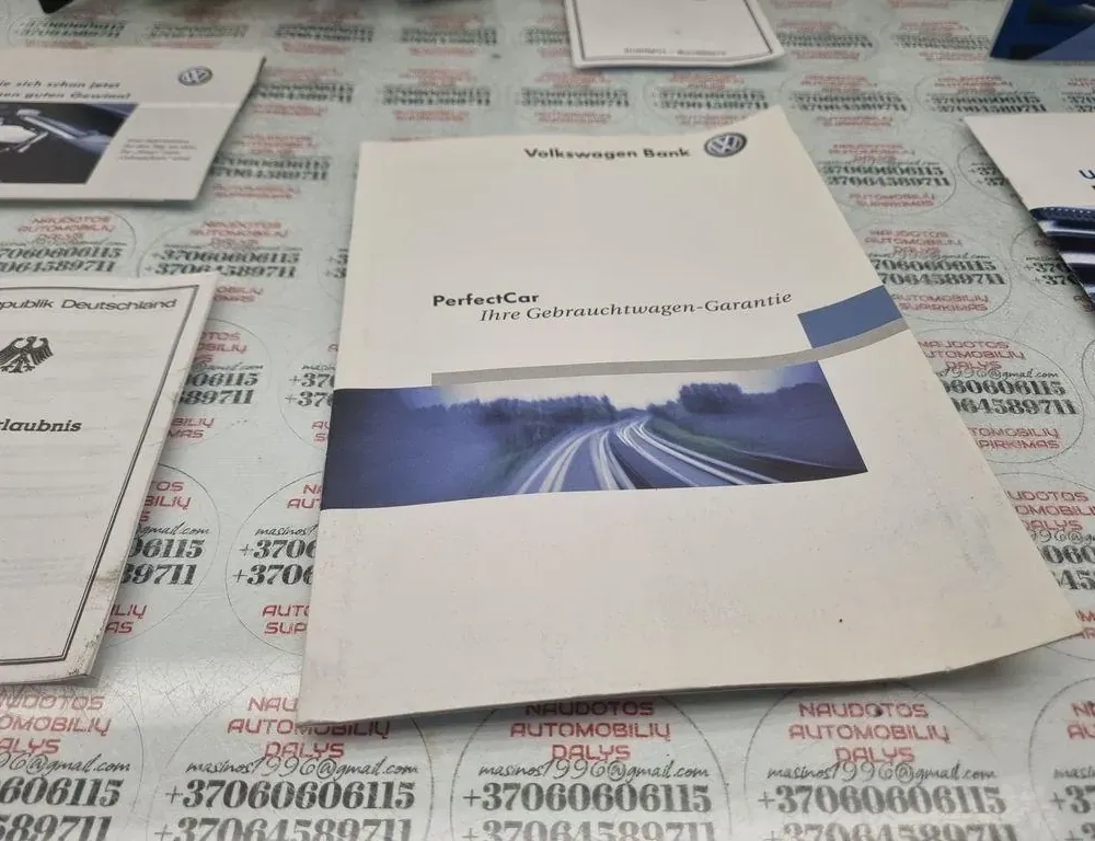 VOLKSWAGEN Touran 1 generation (2003-2015) Книга обслуживания 33904245