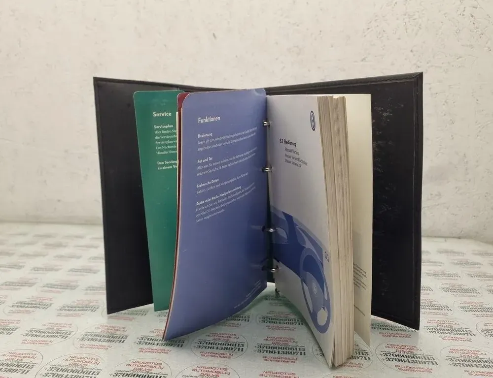 VOLKSWAGEN Passat B6 (2005-2010) Manual Service Book 33906218