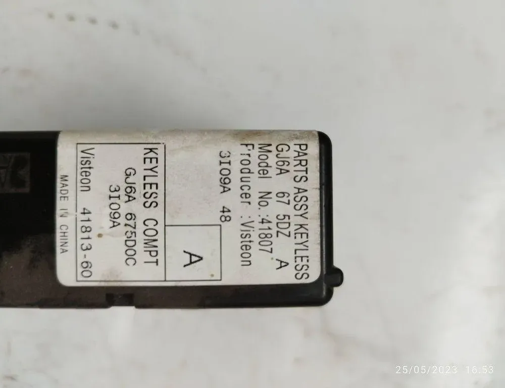 MAZDA 6 GG (2002-2007) Immobiliser control unit GJ6A675DZA,GJ6A675D0C 31905037