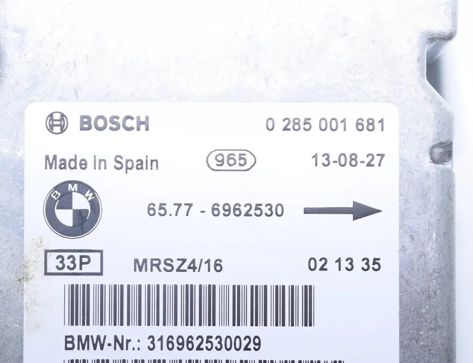 BMW X5 E53 (1999-2006) SRS Control Unit 0285001681,6962530 3515924