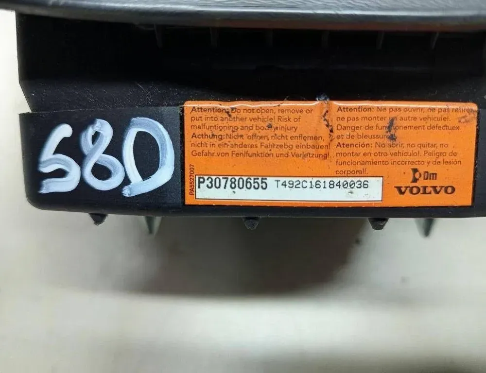 VOLVO S80 2 generation (2006-2020) Подушка безопасности руля 30780655 35597838