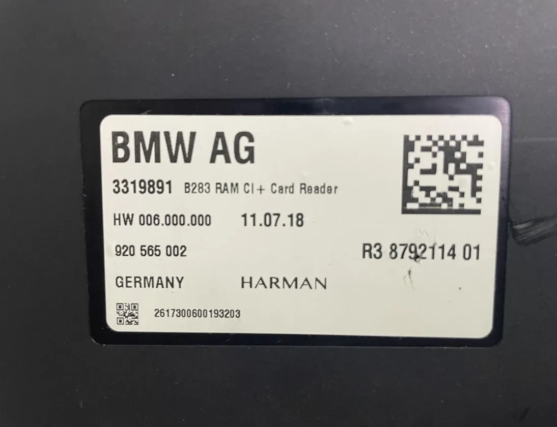 BMW 8 Series G14/G15/G16 (2018-2024) TV Module 8792114 14147786