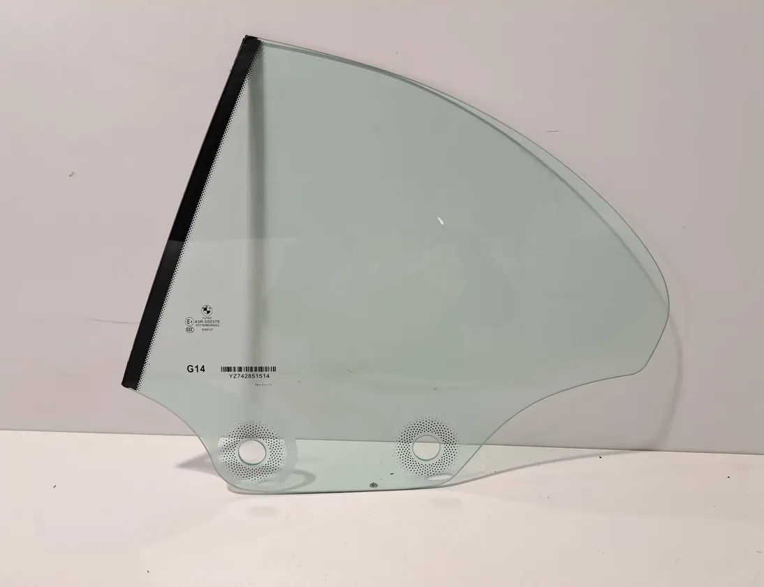 BMW 8 Series G14/G15/G16 (2018-2024) Rear door left-hand window 7428515 34356354