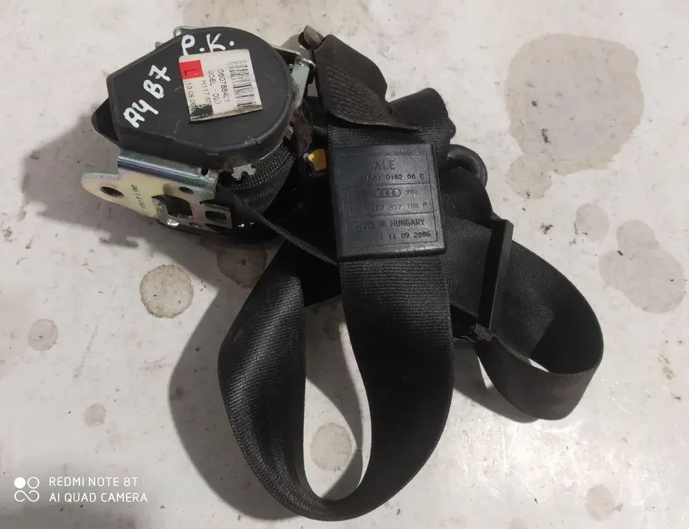 AUDI A4 B7/8E (2004-2008) Front Left Seatbelt 601916200C,8E0857705F,114092006 34884837