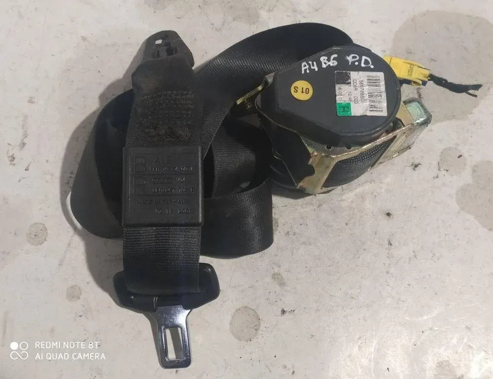AUDI A4 B6/8E (2000-2005) Ремень безопасности передний левый 560795400A,8E0857706B,07112001 34869929