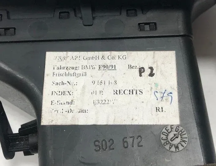 BMW 3 Series E90/E91/E92/E93 (2004-2013) Вентиляционные отверстия в приборной панели 9123300,144821,7132848 24708931