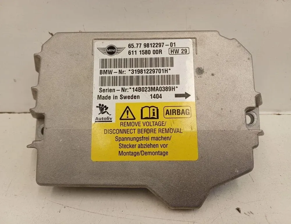 MINI Paceman 1 generation (2012-2017) SRS Control Unit 9812297 31131187
