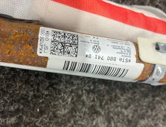 VOLKSWAGEN Touran 3 generation (2015-2023) Right Side Roof Airbag SRS 5TA880741D 34050912