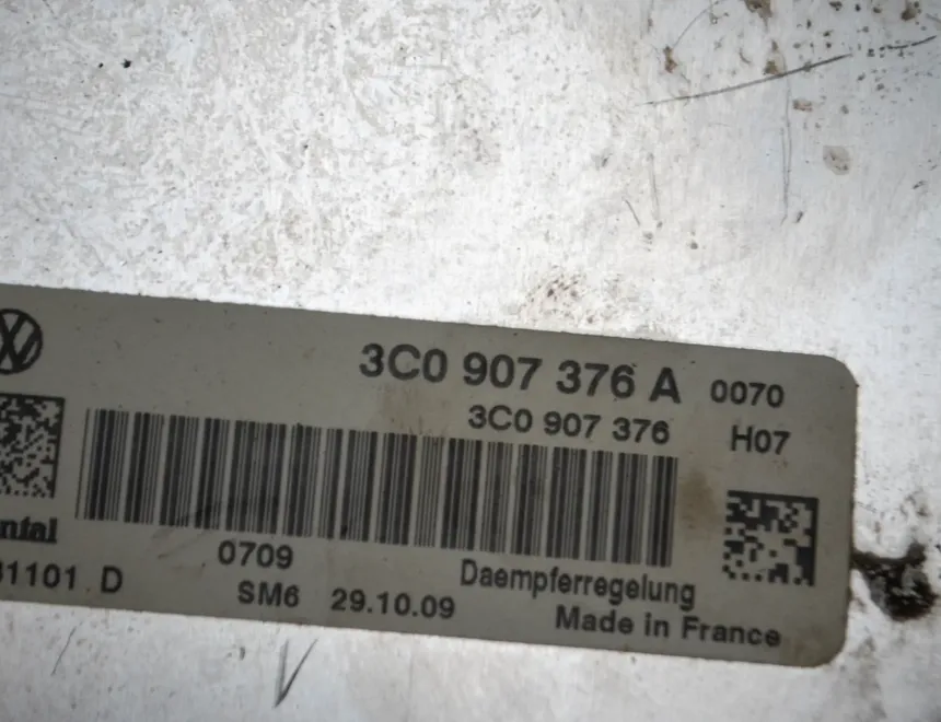 VOLKSWAGEN Passat CC 1 generation (2008-2017) Air Suspension Control Unit 3C0907376A 12151170