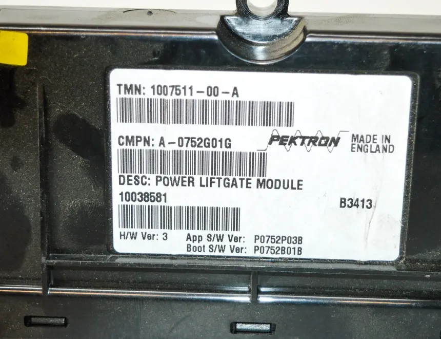 TESLA Model S 1 generation (2012-2024) Bootlid Control Unit 1007511-00-A 17114792