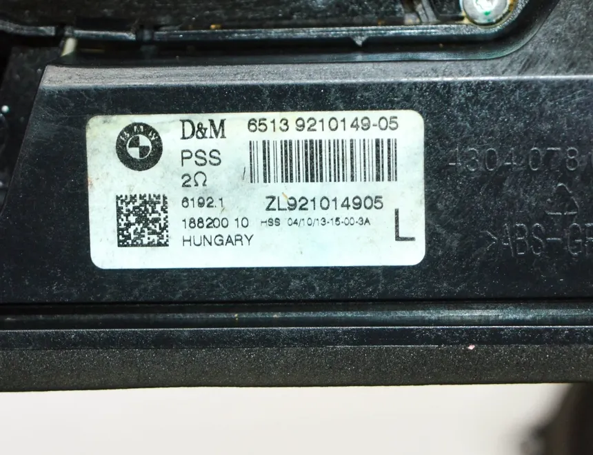 BMW 4 Series F32/F33/F36 (2013-2020) Complete Sound Audio System 9210149,9210150,9264944,9240641,9313776,9316974 20294381