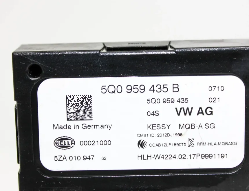 VOLKSWAGEN Golf 7 generation (2012-2024) Keyless Control Unit 5Q0959435B 23534778